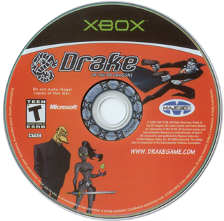 Drake of the 99 Dragons (USA) Game Disc